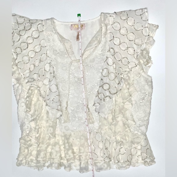 NWOT Verb by Pallavi Singhee Sleeveless Blouse Ivory
Size M - Picture 10 of 13